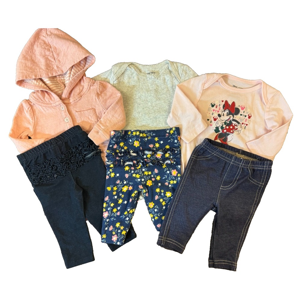 Baby Girl 3 Months Outfits Pants Bodysuits Shirts Tops Jeggings Leggings Minnie